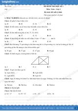 Đề kiểm tra học kì 1 Toán 2 Kết nối tri thức - Đề số 1